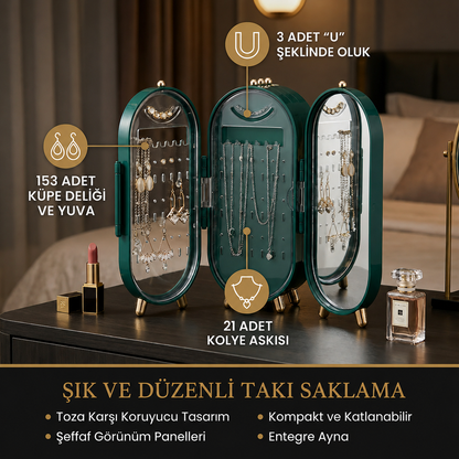 Nisyna Katlanabilir Takı Çantası