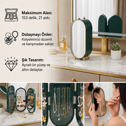 Nisyna Katlanabilir Takı Çantası